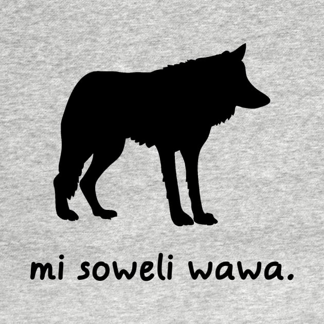 I'm A Wolf (Toki Pona) by dikleyt